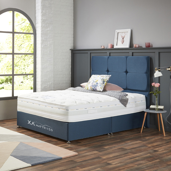 Quantum-Memphis-Blue-1 copy Best Mattress Shop Tottenham London - Bedroom Furniture Store London - Beds and Mattresses Shop Store London, UK - XA Mattress
